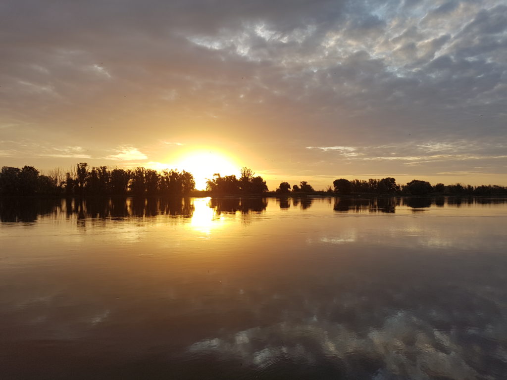 ALOHA Sommercamp 2021 - Sonnenaufgang an der Elbe